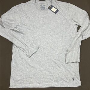Polo by Ralph Lauren Light Gray Long Sleeve Tee